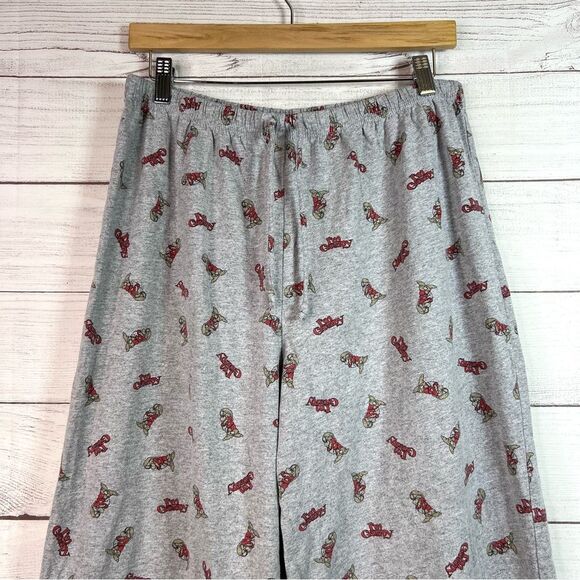 Disney Vintage Grumpy Y2K Gray Loungewear Pajama Capri Pants Size XL - Picture 4 of 10